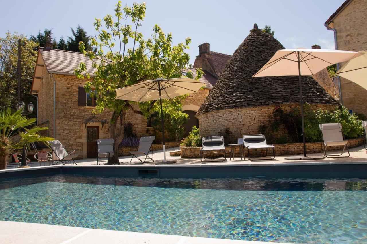 Aux Bories De Marquay, Chambres D'Hotes B&B Avec Piscine Et Spa Pres De Sarlat Exterior foto