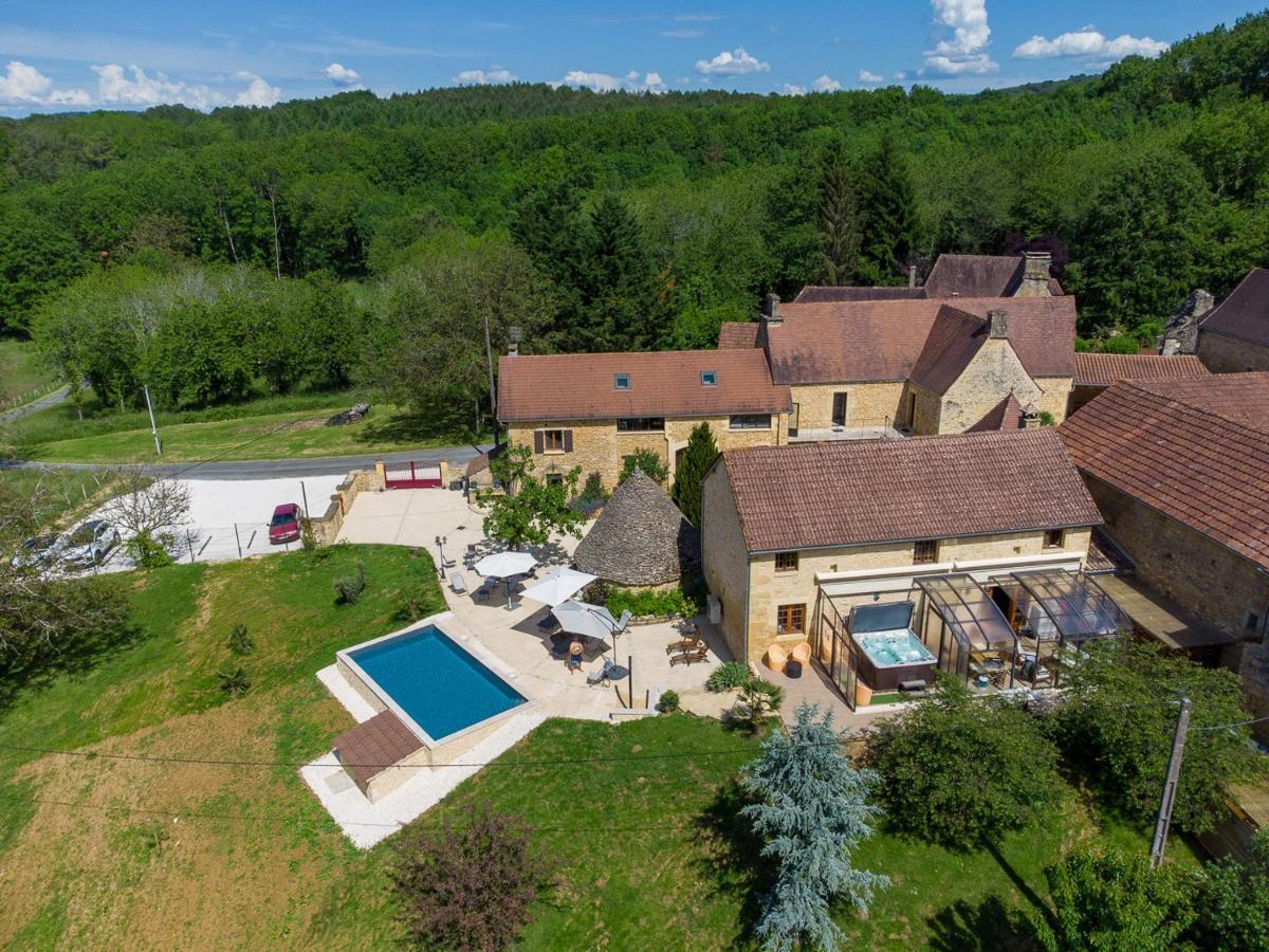 Aux Bories De Marquay, Chambres D'Hotes B&B Avec Piscine Et Spa Pres De Sarlat Exterior foto