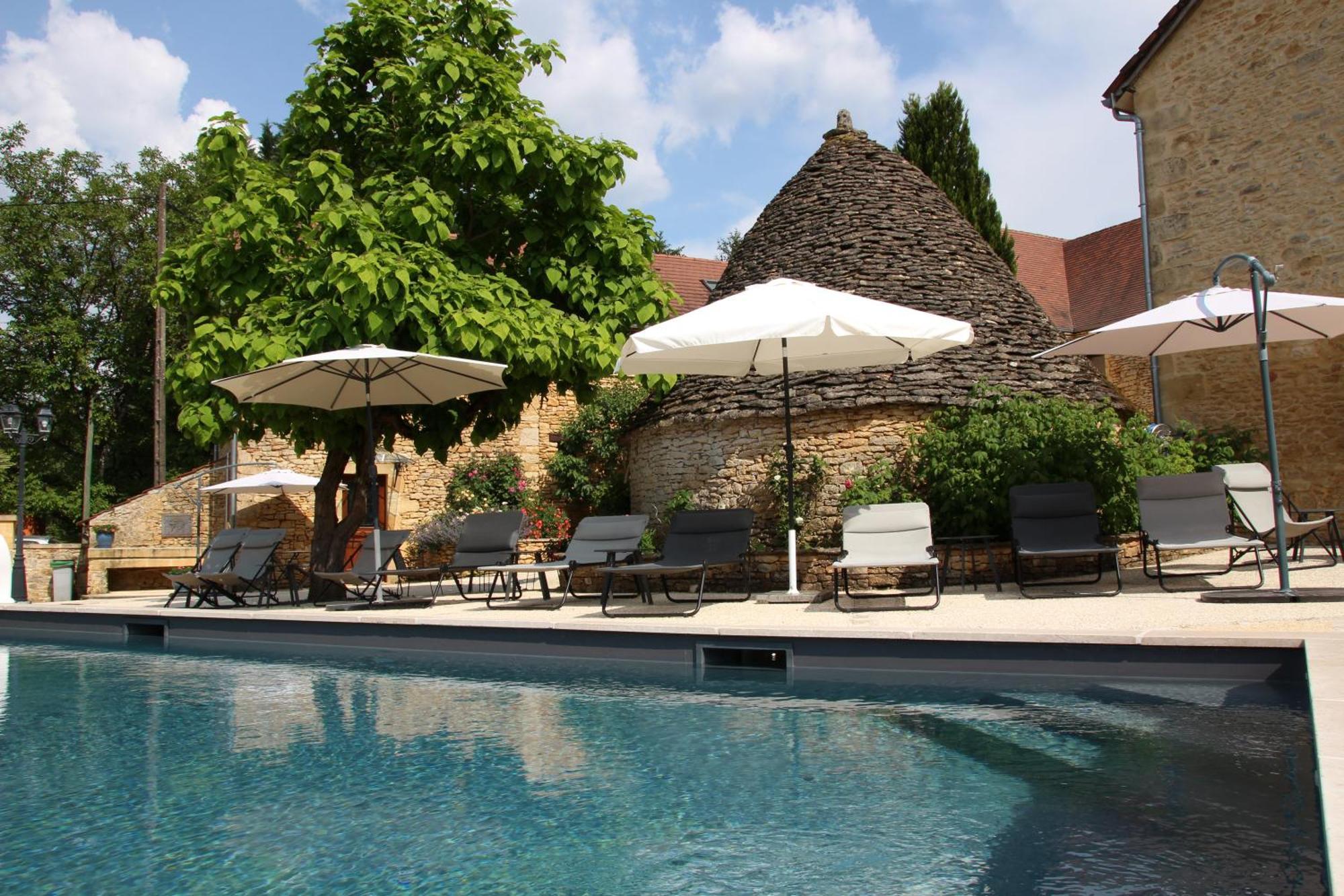 Aux Bories De Marquay, Chambres D'Hotes B&B Avec Piscine Et Spa Pres De Sarlat Exterior foto